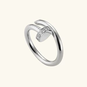 Elegant Silver Ring with Crystal Accents